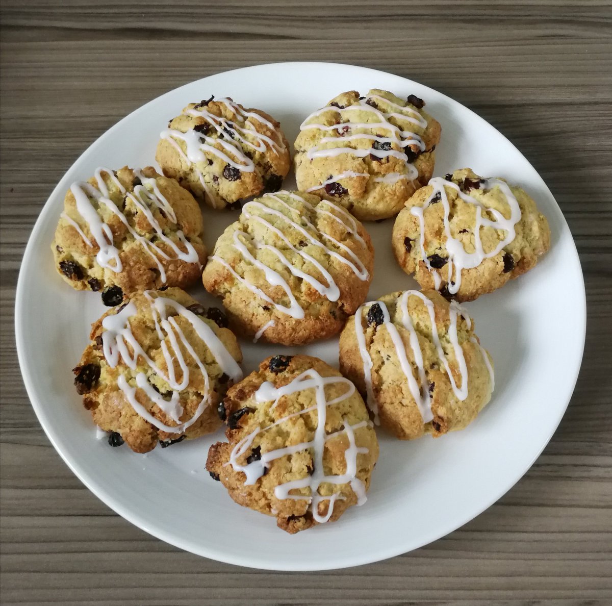 Not sure what I've become but today at 'home school' we made a batch of rock buns. They are officially delicious!