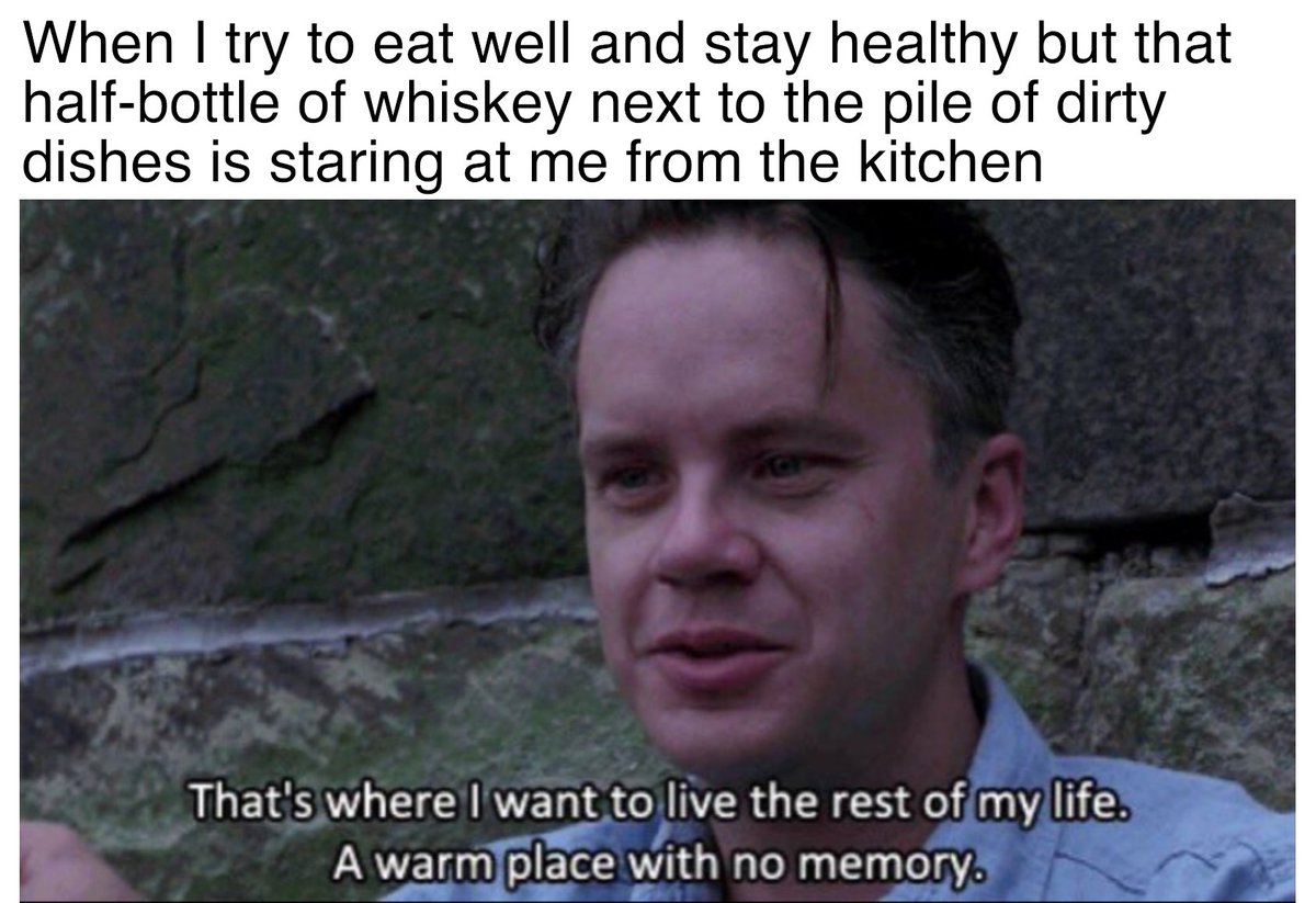 Home is where the whiskey is.