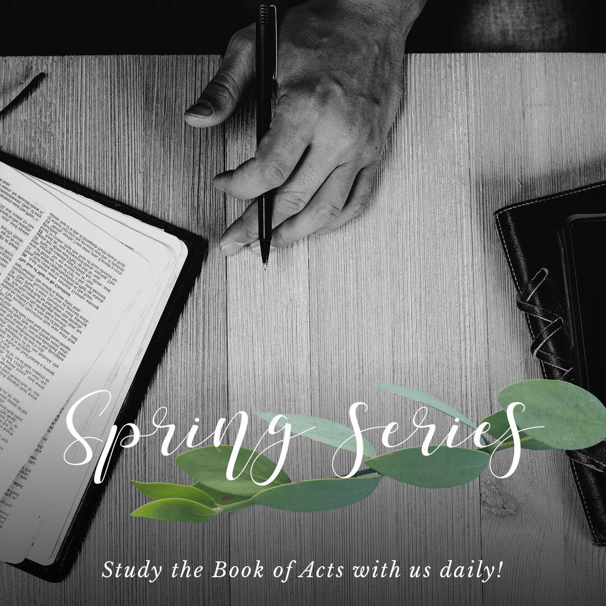 Remember, each day we start by studying a chapter in the book of Acts! You can join us on Facebook Live, weekdays at 7 or Saturdays at 9, or watch on demand a little later at StevensCreekChurch.com
