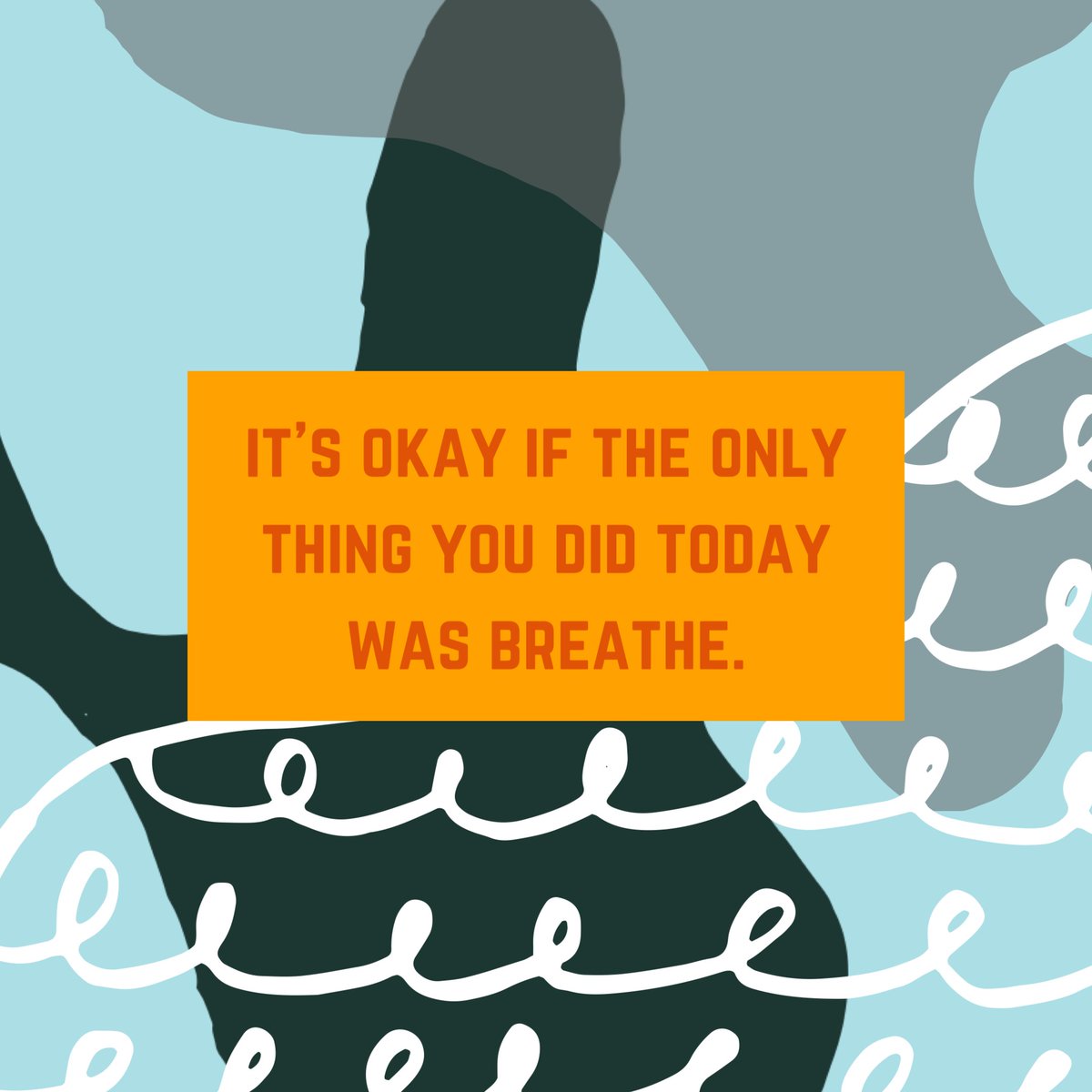 CYJSyyc's tweet photo. In between all the productivity posts you see today, don’t forget that it’s okay if you didn’t write a book, take a Zumba class, and bake a loaf of bread, all before lunch. Be kind to yourself today!
#strongnotwrong #yyc https://t.co/KHwMb8Utm3