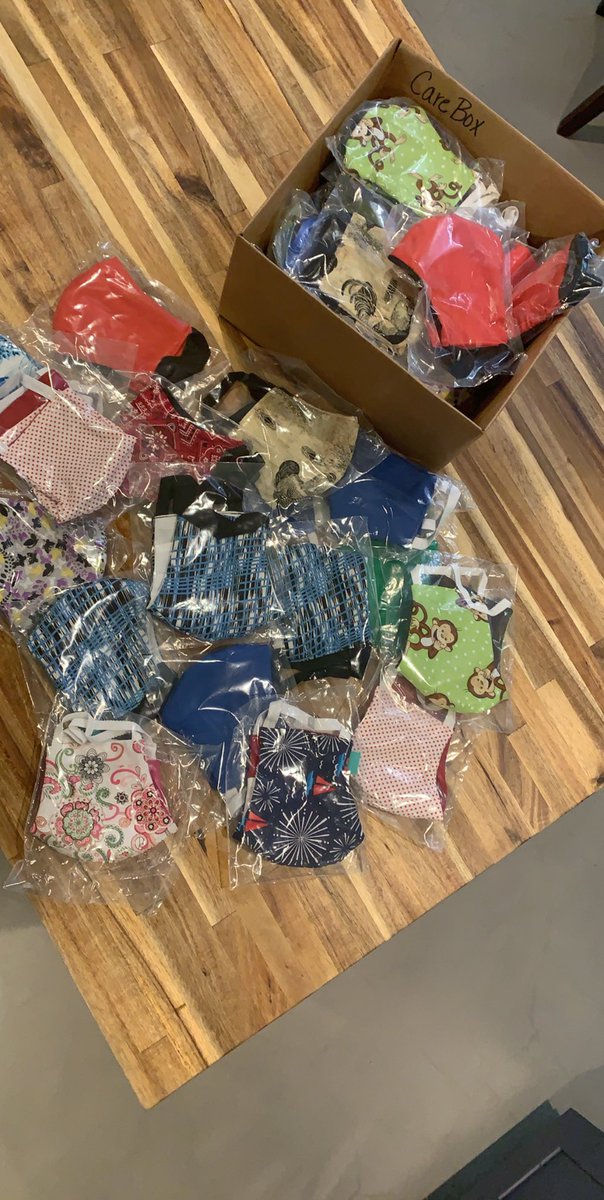 We want to give a big thank you to <a href="/PremiereEvents_/">Premiere Events</a> for donating handmade masks to us! Right now due to COVID-19, our supplier is limited to how many boxes we can order of masks a month. This donation allows all patients this month to receive a reusable mask! 

THANK YOU! ❤️💙💛