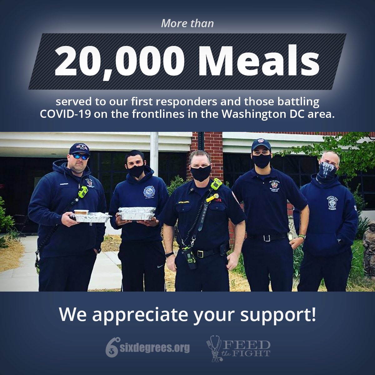 kevinbacon's tweet photo. In these extraordinary times, @FrontlineFoods & #FeedTheFight are doing extraordinary jobs supporting our heroes on the frontlines and restaurants across the nation. Iโm proud to partner @SixDegreesofKB with these orgs to fund their efforts. #IFeedTheFront https://t.co/hrKLWttJJV https://t.co/zfrQvTGZ91