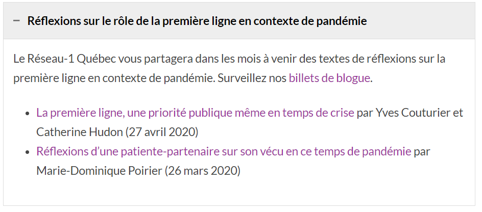 #R1Q vous présente une série de textes de réflexions sur la #premièreligne en contexte de pandémie 

Pour lire le texte d'Yves Couturier et Catherine Hudon, c'est ici: reseau1quebec.ca/la-premiere-li…

#polqc #COVID19Canada