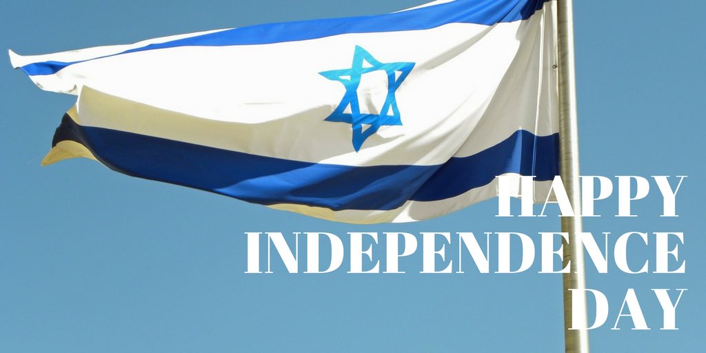 Today marks the 72nd celebration of Israel’s independence. Happy Independence Day!