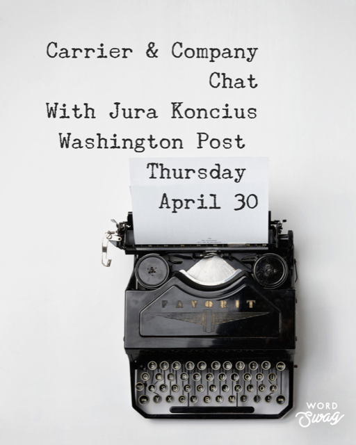 Please join us at 11:00 am on Thursday and submit a question for Jesse and Mara through the link below:

wapo.st/2VKBlUl