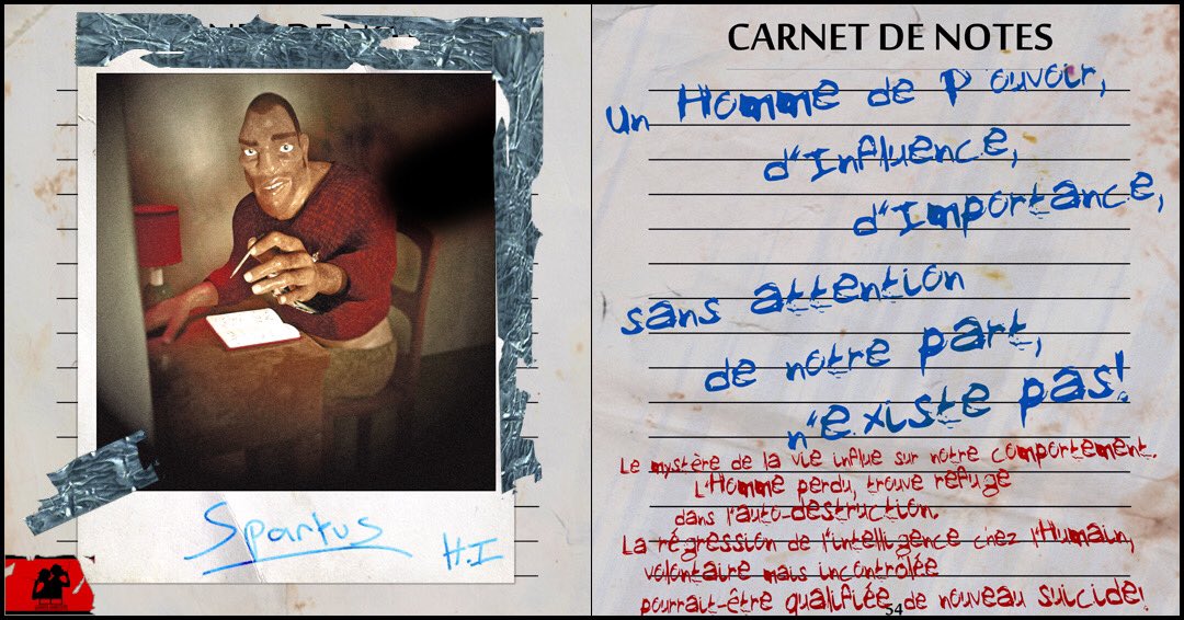 Gem_ambition's tweet photo. N07:(part2-p54)Suite des meilleures citations et pensées du Sage Spartus tirées d’un carnet de notes retrouvé dans les décombres de l’hôpital psychiatrique des Insensés #illustration #artist #citation #philosophe  #pensées #Humanity #hôpital #Sage #Spartus #Gemini https://t.co/4HKVq6a5ku