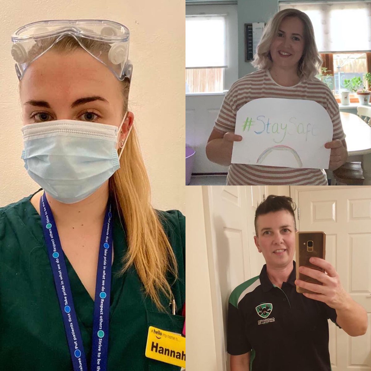 gwernyfedladies's tweet photo. From NHS workers to farmers, animal care to children services, from factory workers to prison officers - the list goes on! These are some of our familiar faces who are doing a fantastic job and here at Gwernyfed RFC we couldn’t prouder. THANK YOU 👏🏼🌈💚🤍🖤 https://t.co/EZ0o3cQ7R8