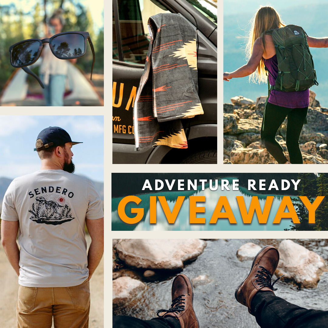 GIVEAWAY // We have teamed up with some rad brands to get you set up with $650 worth of adventure-ready gear from @lemsshoes @granitegearhq #senderoprovisionsco and #leus. Enter for your chance to win ul.ink/S2XP + Tag a friend you want to take on your next adventure!