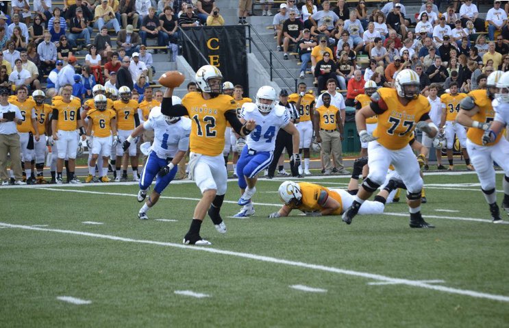 I am very excited and humbled to receive my first offer to play at Centre College! @CoachP_Centre <a href="/QBCoachFox/">Ben Fox</a>