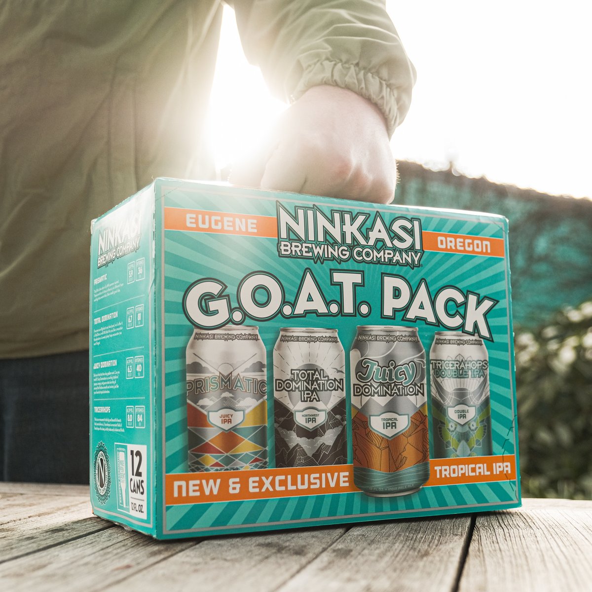 NinkasiBrewing's tweet photo. Don't forget to tune in TODAY at 4:30pm PST for a virtual guided tasting of our four G.O.A.T IPAs! Link to webinar here: https://t.co/msmXldK4N5
#ninkasi #ninkasibrewing #craftbeer #happyhour #beertasting #pnw #nw #northwest #goatpack #ninkasigoat #goat https://t.co/aKJp3nVqtZ