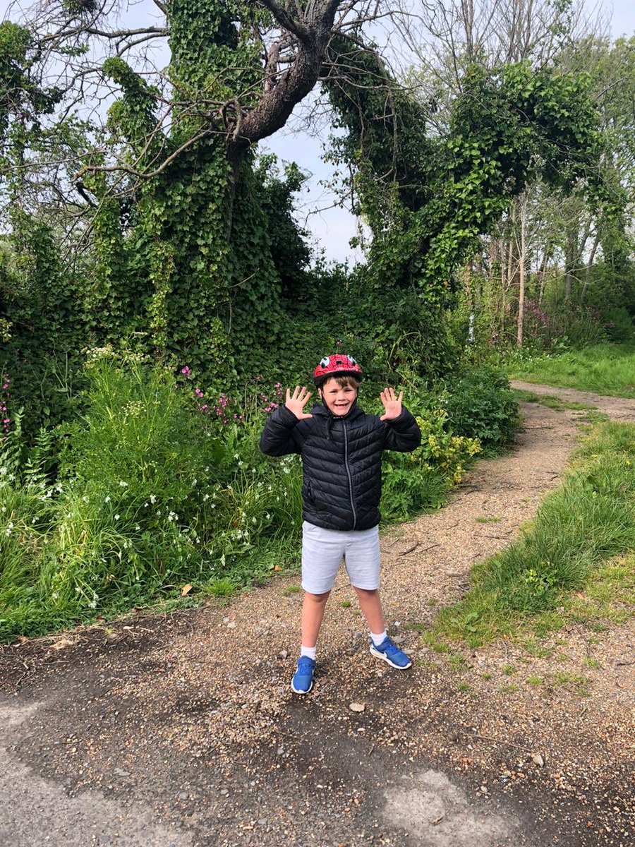 SiGeall's tweet photo. @GuernseyFC another £10 raised by Xavi today for the Around the Round Challenge (walking and riding) https://t.co/WLvb9yR6N8
