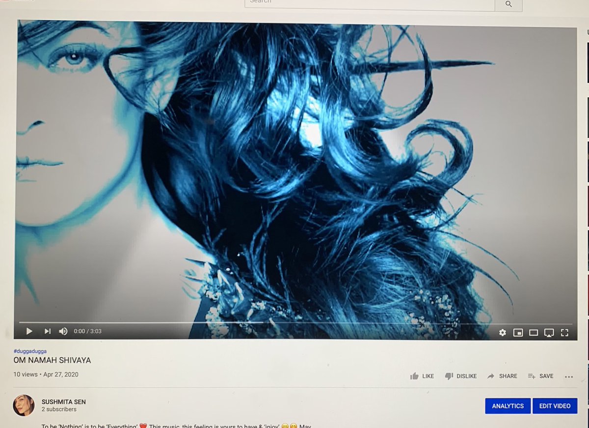 thesushmitasen's tweet photo. Finally on #YouTube ❤️ Link in Bio 🤗Thank you for encouraging me to break inertia!!👊😁 #duggadugga https://t.co/r7S1MwE0CJ