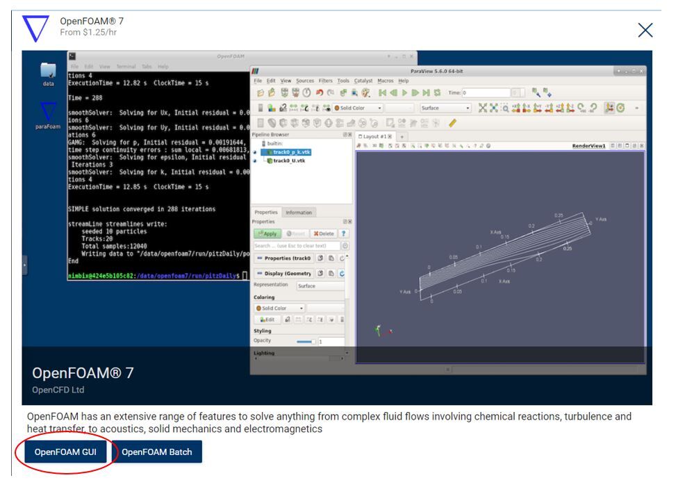 Nimbix's tweet image. Watch this step-by-step guide describing the workflow and settings to run an @OpenFOAM #CFD project in interactive mode using @Nimbix.  bit.ly/35bgPPO