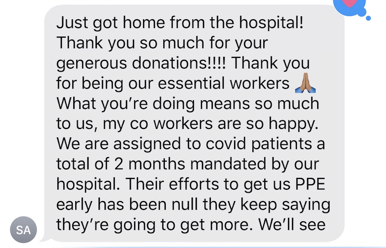 Mask_Crusaders's tweet photo. Every single donation counts. If you, your studio, or someone you know has PPE that can be donated. Please visit https://t.co/cj43pRQKG3 to help frontline workers in need. #GetMePPE https://t.co/p2vVMG5Rxp