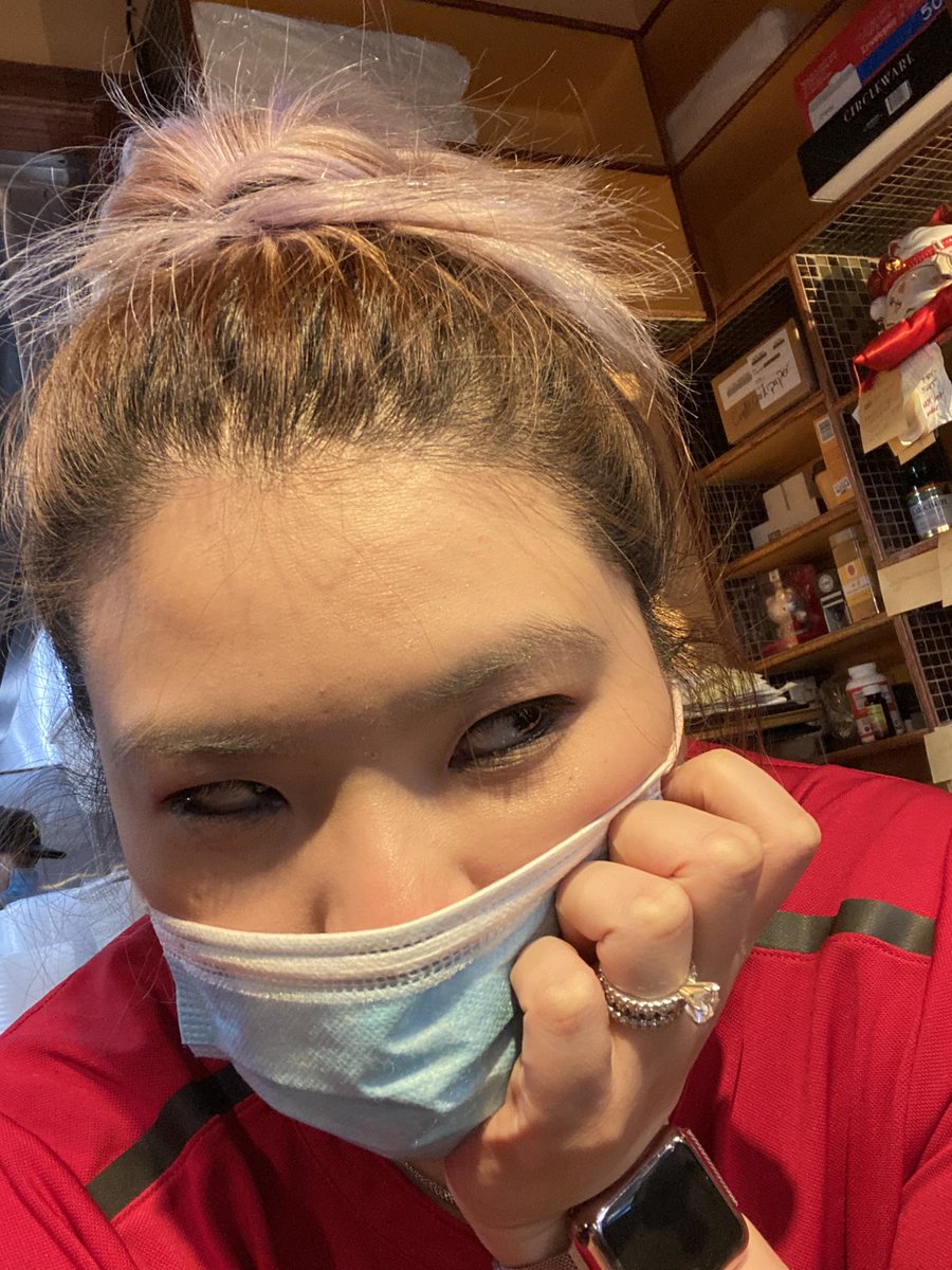 morning_heartx3's tweet photo. Shits going down when I pull my hair up. We all know I love when my hair flows down my back. #work #essentialservices #workingwithfamily 😒😒😒😒😒😒 https://t.co/iwx1li1Ho9