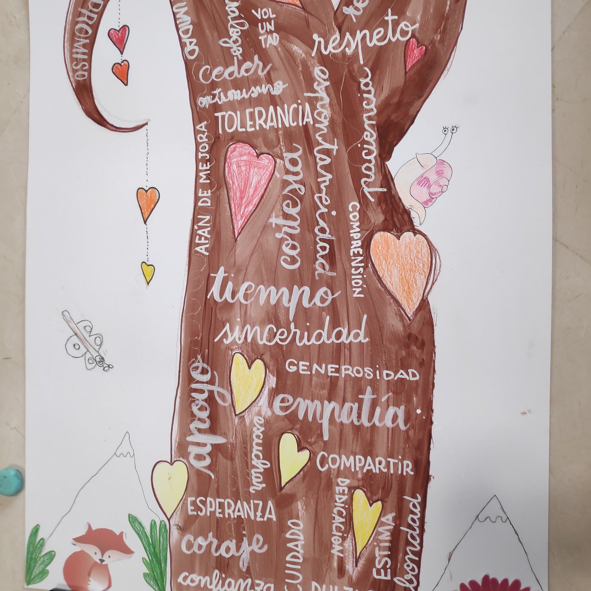 rdocampo's tweet photo. Nuestro #arboldelamor está creciendo cada día más... Estamos encantados con la iniciativa #cuarentenaamar https://t.co/jMMRZzYEpq
