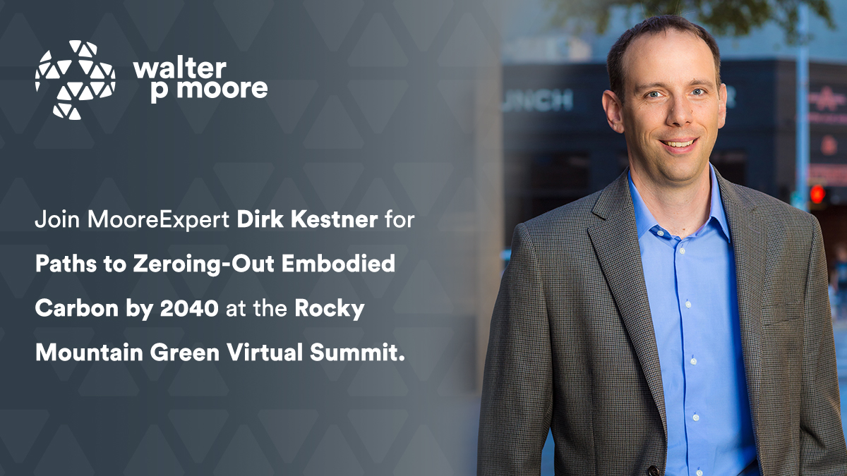 WalterPMooreEng's tweet photo. Join #MooreExpert @DirkKestner and others as they discuss #embodiedcarbon reductions in the built environment and how to utilize the #EC3tool at the Rocky Mountain Virtual Summit.
April 30 | 1 p.m.
https://t.co/PxBapmYuK8
#LearnMoore https://t.co/5INGQRkaaO