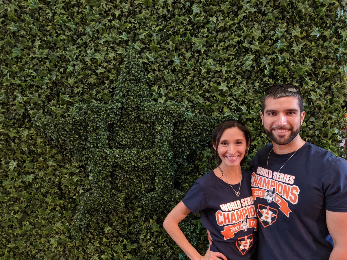 It’s #TogetherTuesday 
I married my best friend!💍❤️
We love our Astros! 💙🧡
Show us your favorite team and pics with your bestie!!
#RayburnRallyWeek <a href="/SamRayburn_HS/">Sam Rayburn High School</a>