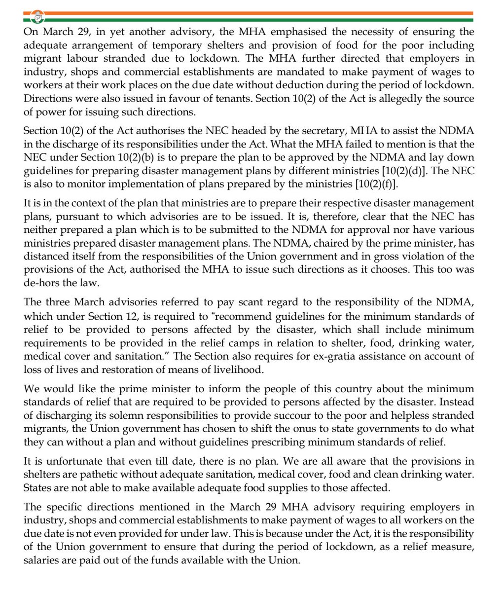 bobbeeta_sharma's tweet photo. Important to go through this press statement of Sri @KapilSibal on why there has been no announcement as yet of a national plan after lockdown.We are approaching 3rd May. People are anxious about their future #1MonthLockdownWithoutPlan #coronavirus https://t.co/rLyp13O0Q2