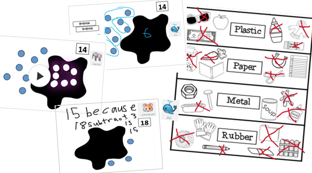 grade1_Malvern's tweet photo. Cool Kids, I like the way Ss chose Different Strategies to figure out #SplatMath๐๐ผ https://t.co/yIkIZAcVHo