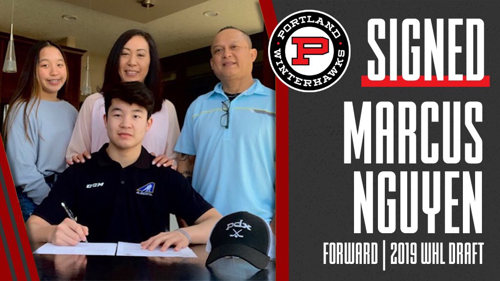 We may not be playing, but we are still building... let’s officially welcome 2019 WHL draft pick Marcus Nguyen to the Winterhawks family!

winterhawks.com/article/winter…