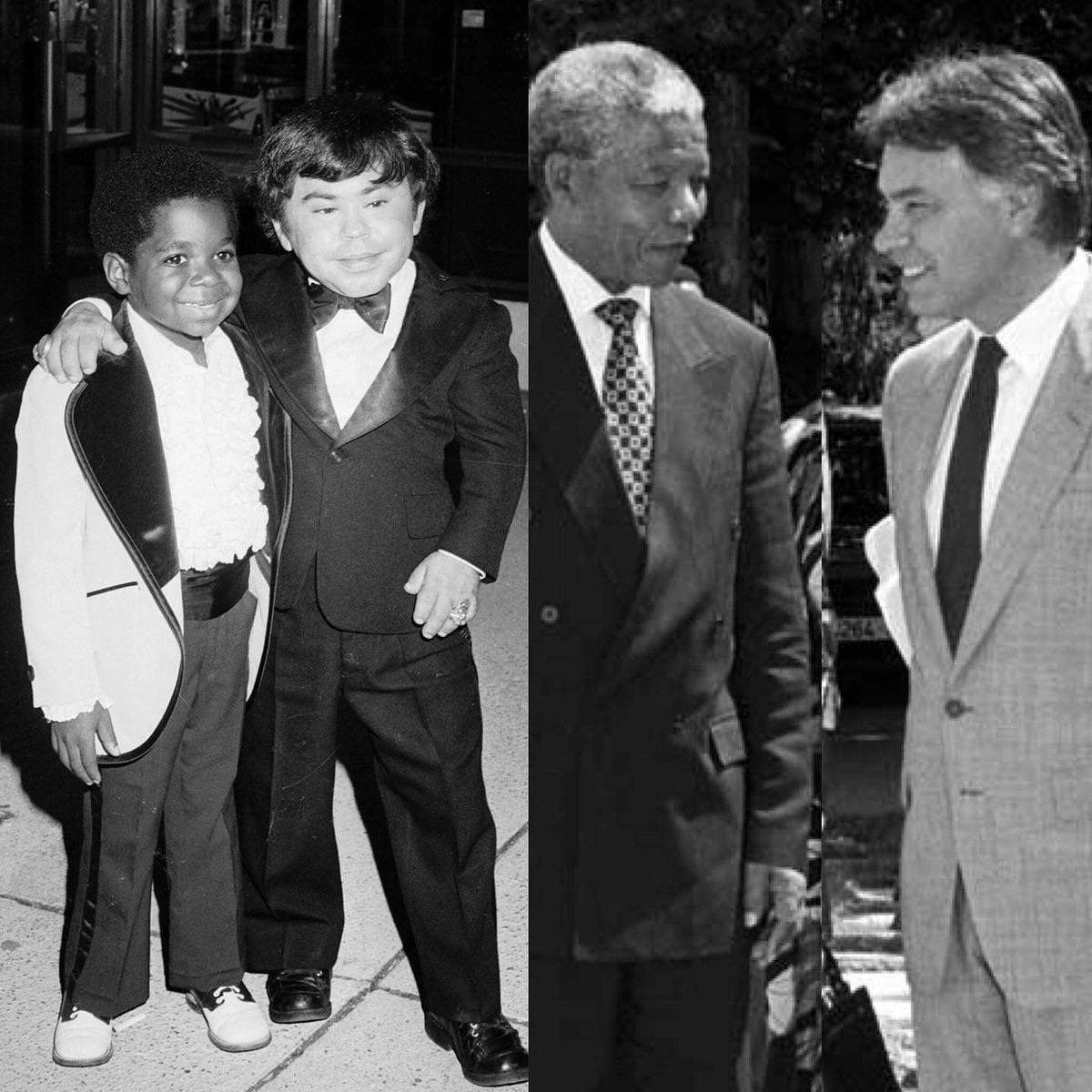 [#garycoleman + #hervevillechaize]   & [#nelsonmandela + #felipegonzalez].