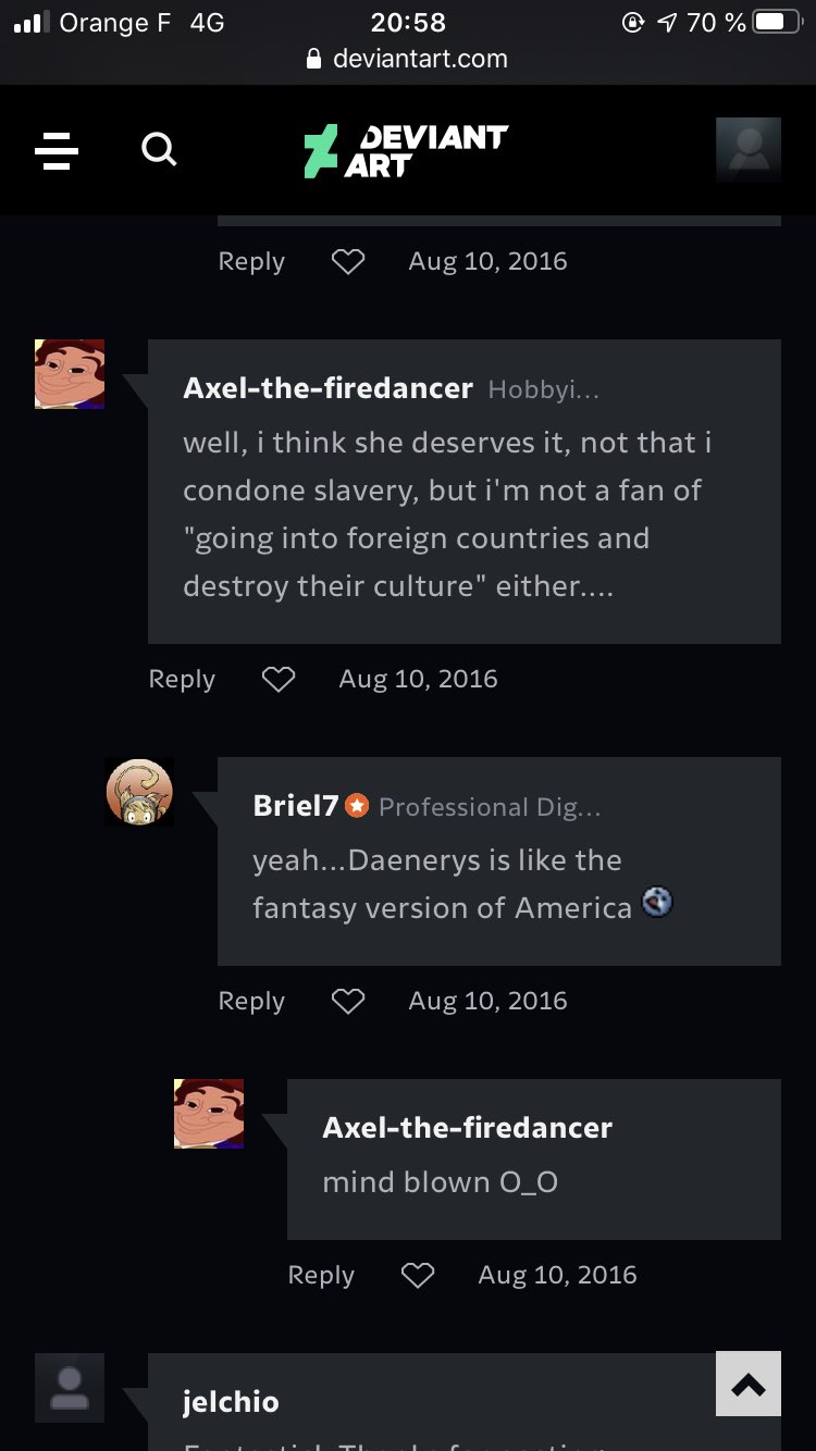 kai 🚬 on X: @RedGodThot Daenerys antis defending slavery again 🙃🙃  t.coqHv3aHIYcf  X