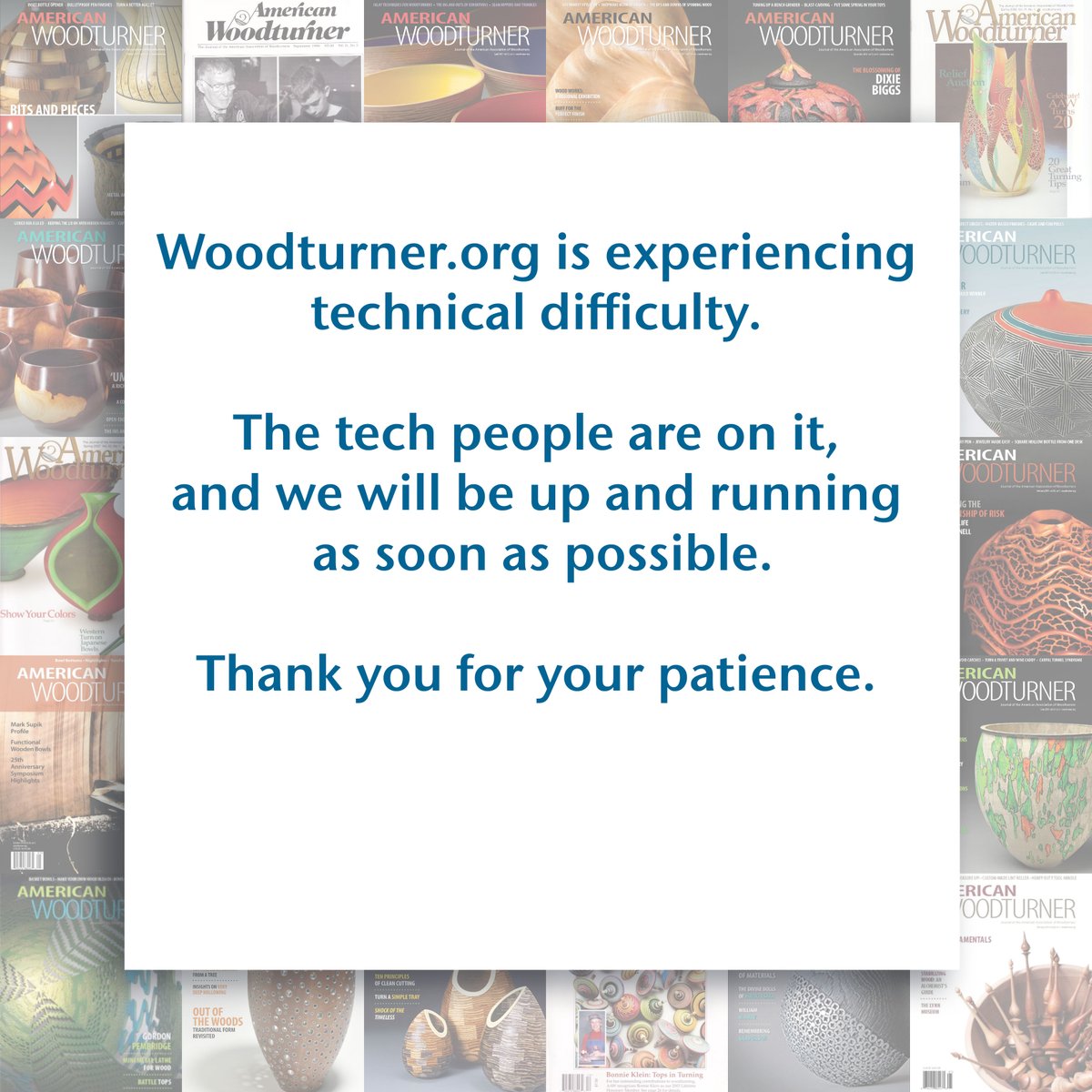 Can't Sign In? While the AAW website is technically up, users may experience issues logging in. The tech team is on it, and we hope that there will be a resolution soon. Thank you for your patience.