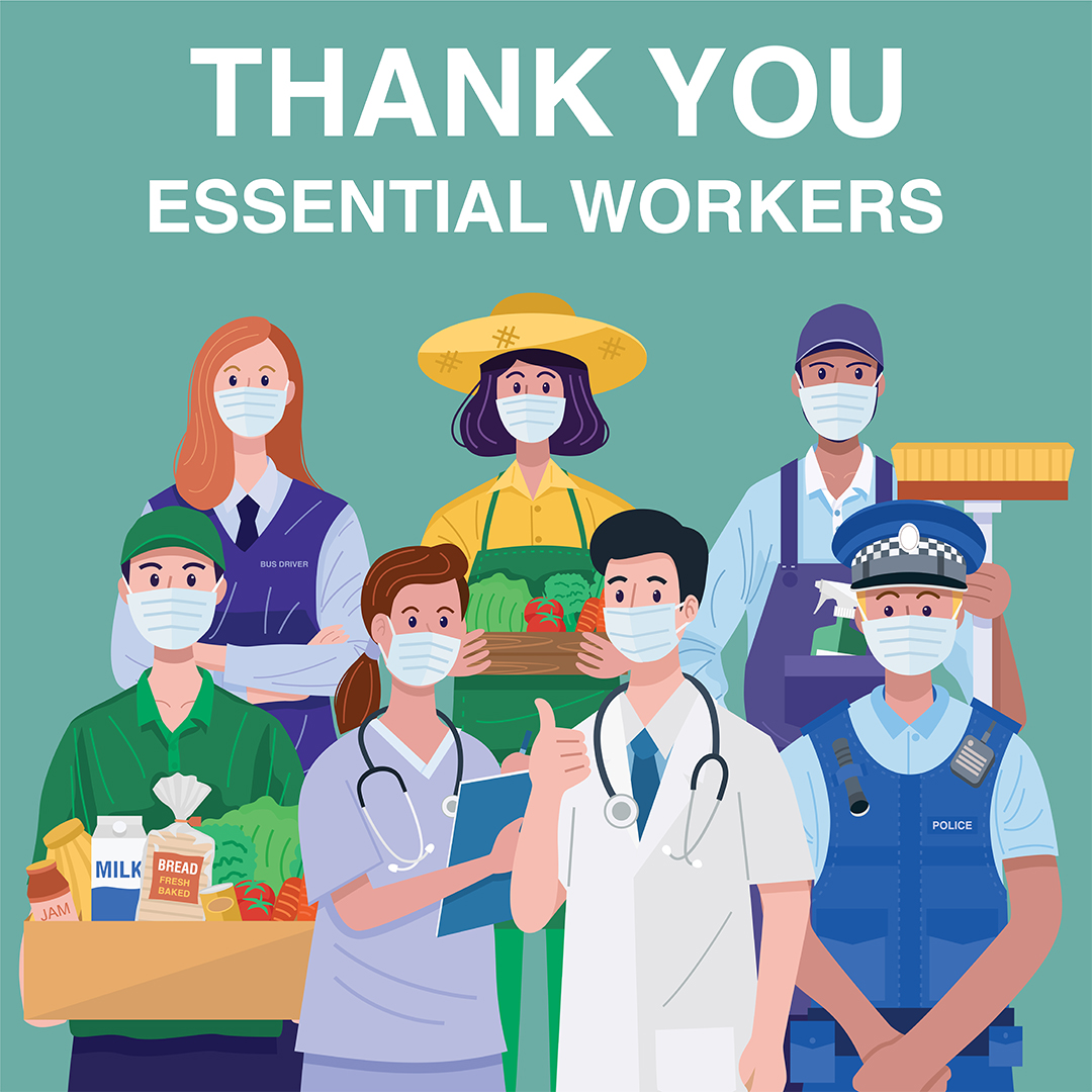 Today for #NationalSuperheroDay, we celebrate the most fearless superheroes we know. Thank you for keeping us all safe and healthy everyday. Tag your hero below and let them know how much they're appreciated!

#EssentialWorkers #HealthcareHeroes #StayHome