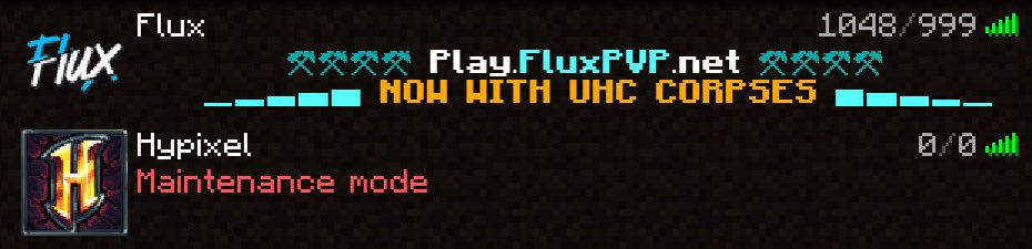 TeamFluxMC's tweet photo. Hmm.. I wonder why Flux has so many players online right now??? 🤔 https://t.co/iT71lxcDHl