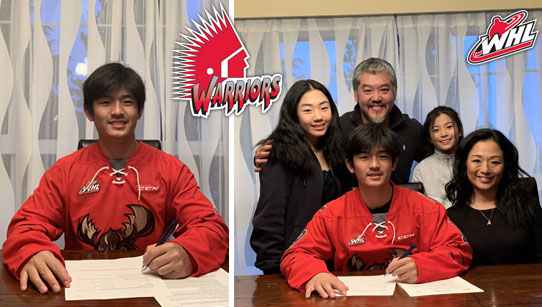 NEWS: Forward Thomas Tien (2004) has committed to the Warriors &amp; the WHL w/ the signing of a Standard Player Agreement

DETAILS: bit.ly/2ShuWh5