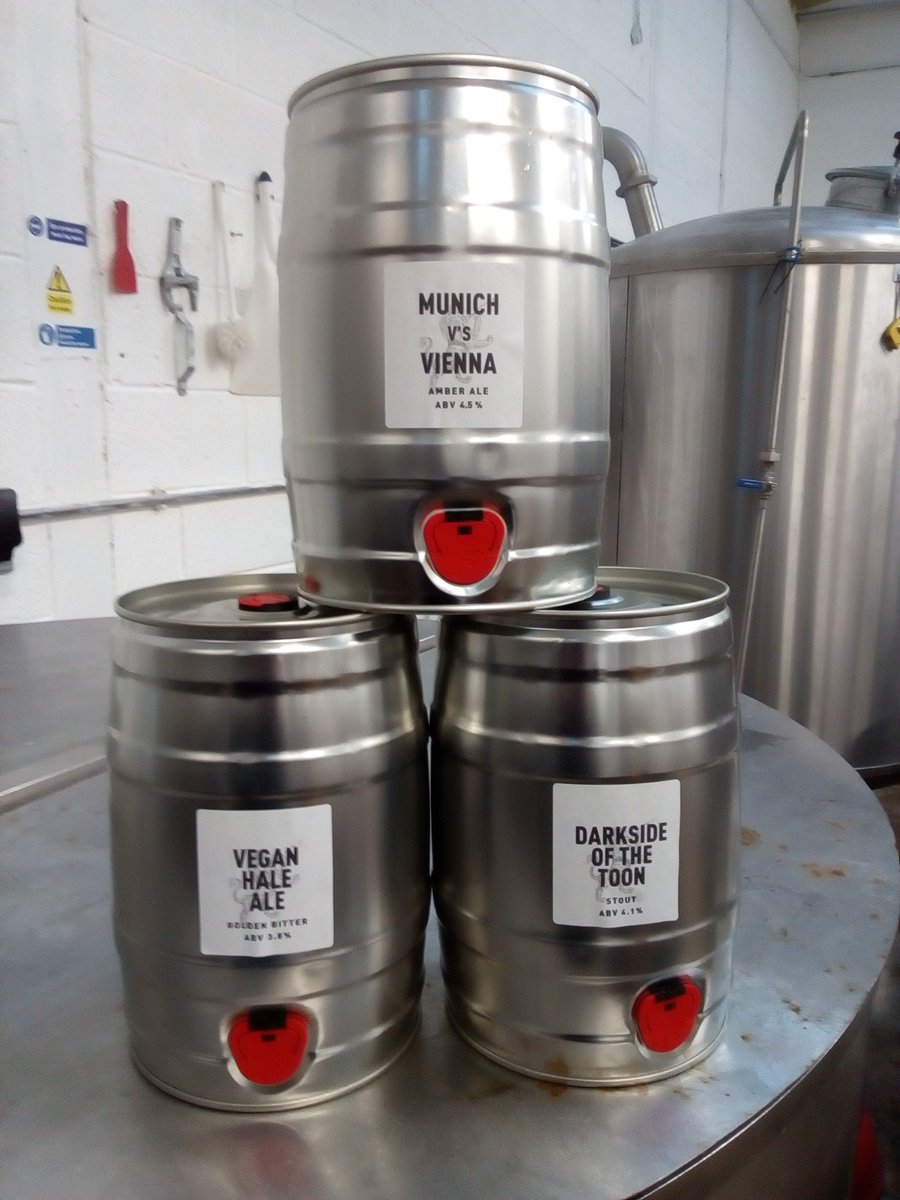 Missing cask beer?
<a href="/threekingsbeer/">Three Kings Brewery</a> have produced 5 litre mini kegs of their beers. Available for doorstep delivery or collection.
California Gold
Munich v Vienna
Hale Ale
Low Lights
Shieldsman
Dark Side Of Toon
Lager
Billy Mill Ale
Silver Darling 
£25 for 5 litres (home delivery)