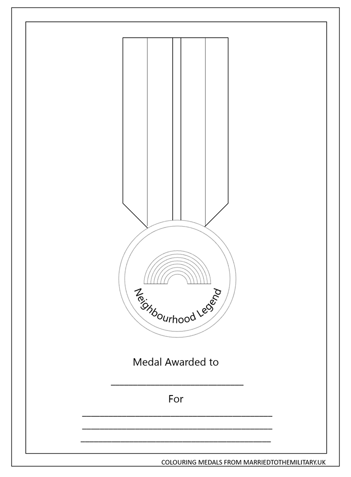M2TheMilitary's tweet photo. Someone deserving a Lockdown Medal? Here you go - colour your own, add your reason for award and present with full glory! 🎖️

@RAF_FF @The_AFF @The_NFF @PoppyLegion @HelpforHeroes @SSAFA @ThisIsBFBS @BFBSRadioHQ @militarycowork @BBCNews https://t.co/PbwQ29j4Te
