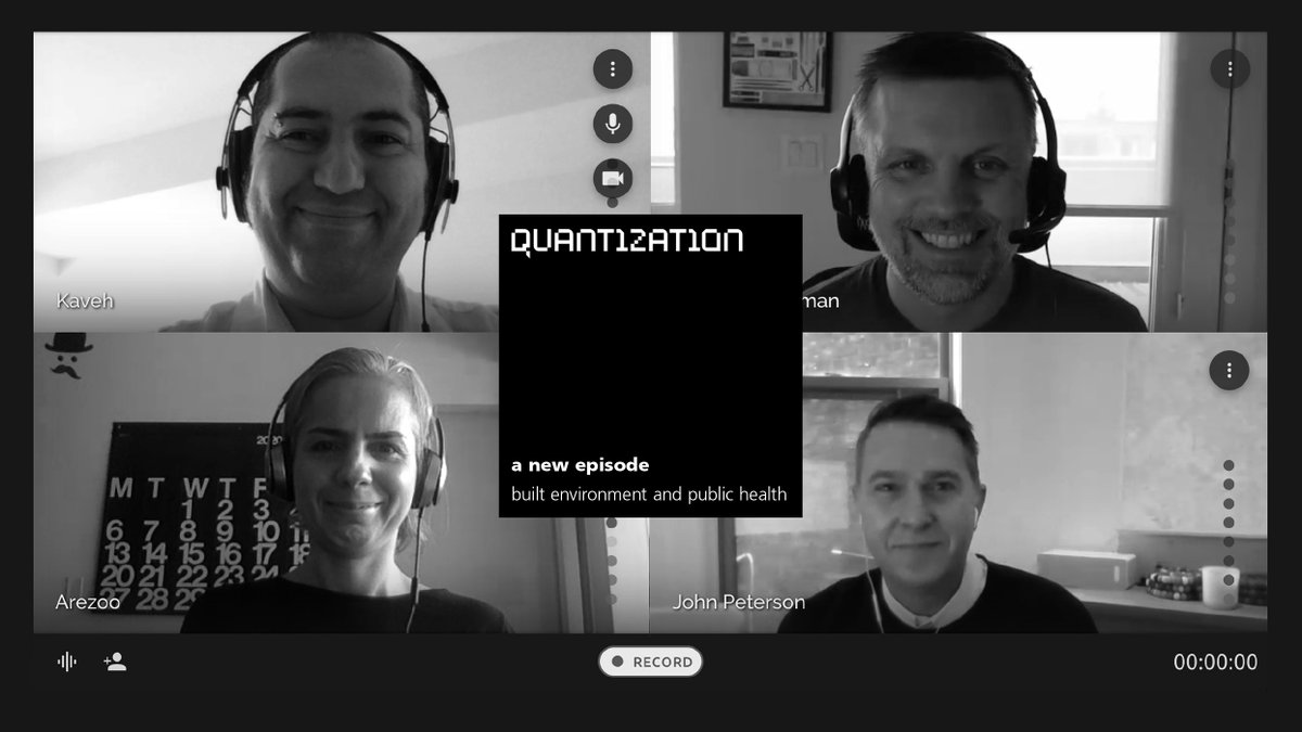 Tune in for the latest episode of <a href="/QuantiPodcast/">Quantization Podcast</a> which John Peterson and Cameron Norman <a href="/cdnorman/">Cameron Norman</a> talk about the connection between public health &amp; the built environment when most of us have to stay at home. #podcast #publichealth