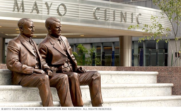 Live reaction shot of the Mayo brothers seeing a maskless VP wandering through their medical center