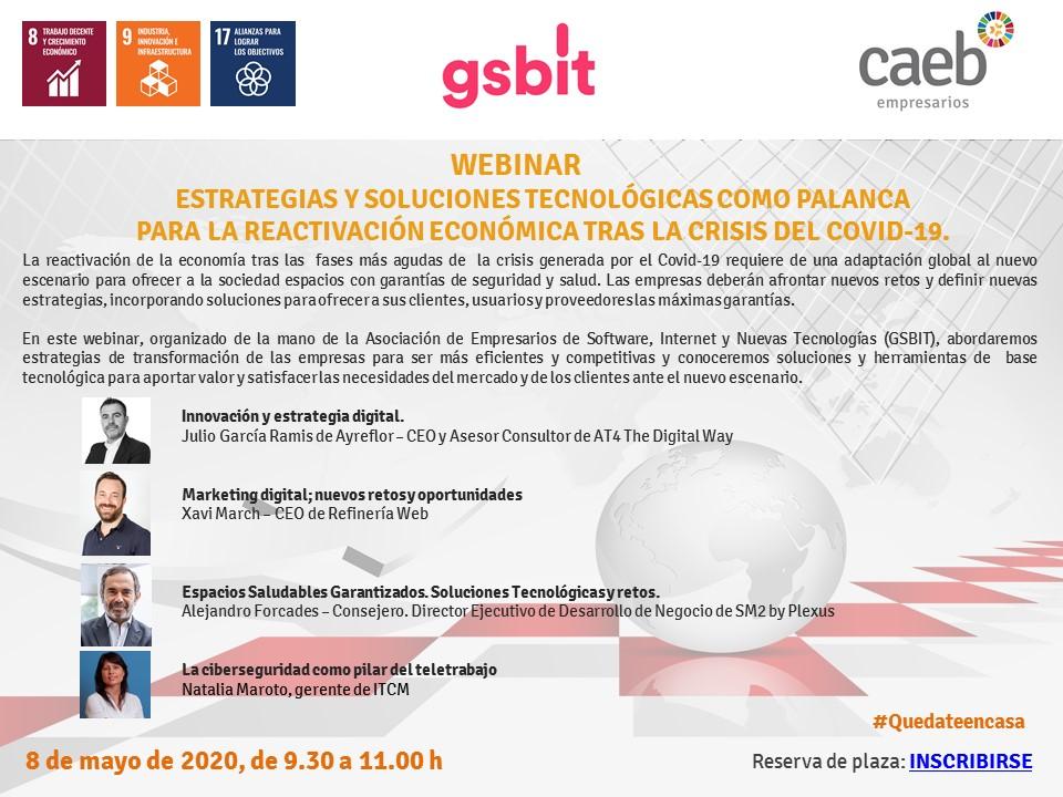 ITCM_solutions's tweet photo. El próximo 8 de mayo participaremos en el WEBINAR organizado por CAEB de Estrategias y soluciones tecnológicas.
#JuntosLlegamosMásLejos #QuédateEnCasa #ITCMSolutions #ciberseguridad #coronavirus #tranformaciondigital #trabajocolaborativo https://t.co/CFyepy6oMw