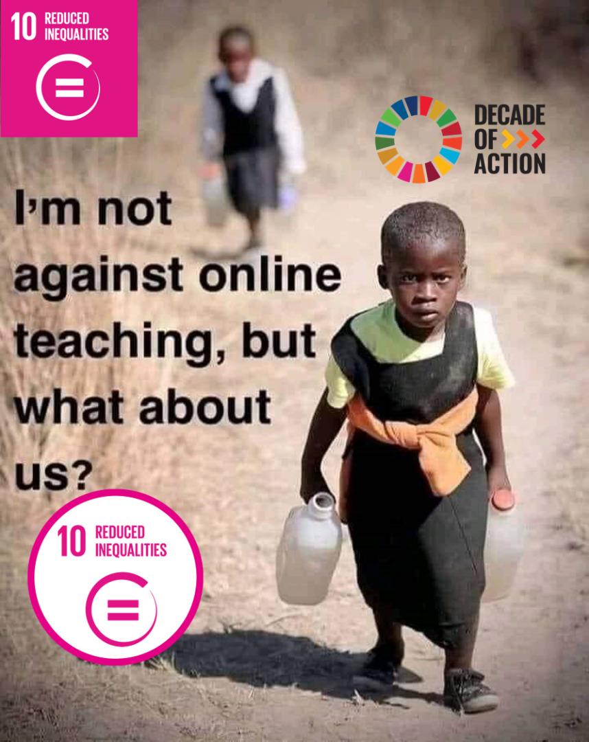 humaneesCMR's tweet photo. Hello Humaneeste! 📣📣📣

A quoi sert l'école à distance sans radio, télévision ou mieux encore le smartphone pour tous???
A vos claviers.
#DecadeOfAction
#zeroInequality
#YV4SDGs
#Smarttalk
#Digital4Action https://t.co/rb00Dlw18u