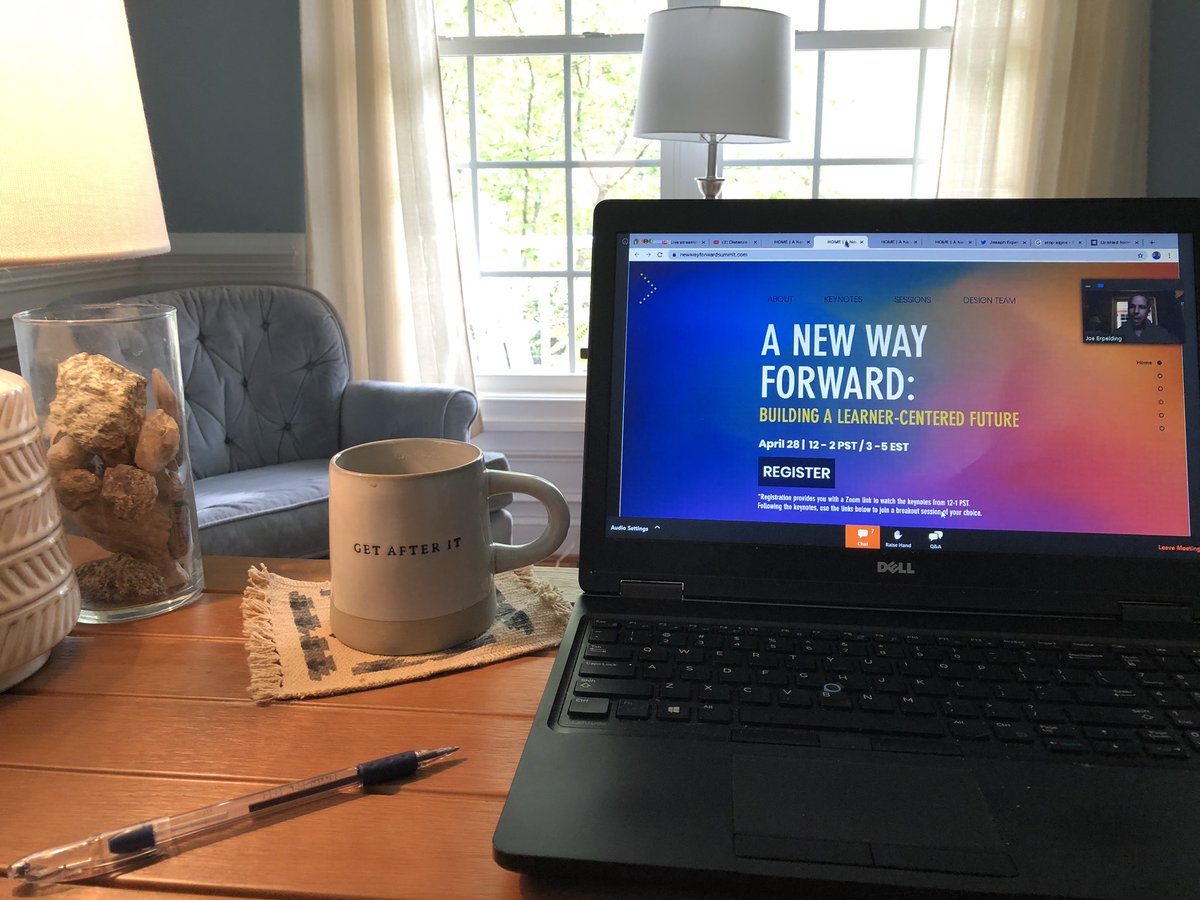 ChristiDojack's tweet photo. We had to make a very rapid shift. Grateful for guidance and the opportunity to stay engaged with innovation at home. #anewwayforward #GCPS #Innovate2021 https://t.co/YAKV3p9LJo