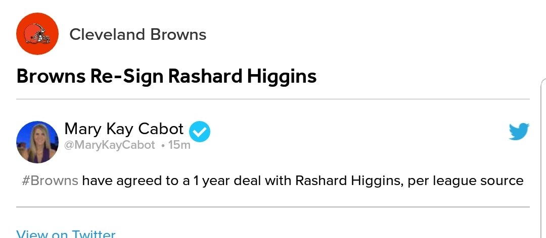 This is huge! #brownstwitter  #browns