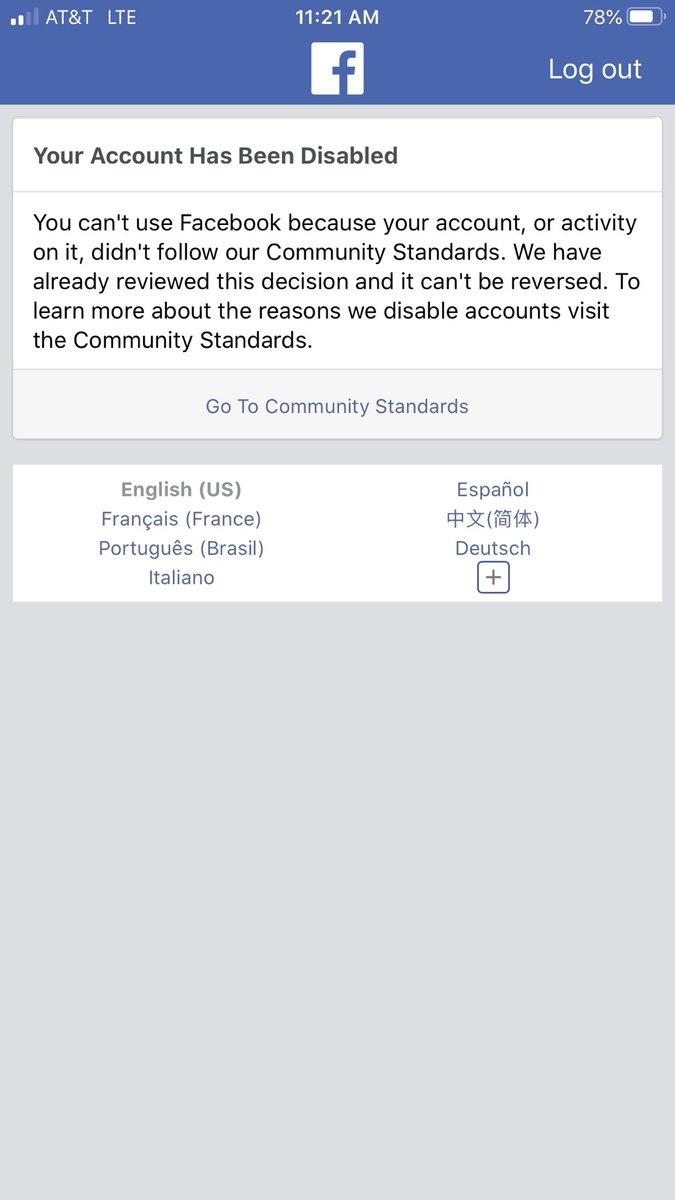 Kay_Narr's tweet photo. @paynepowerr @Facebook This was the response I got after proving my identity 🙈😭 https://t.co/uAYuilMwoH