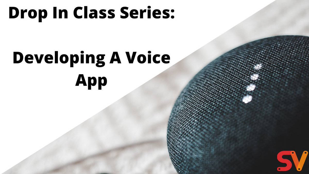 SVRoboticsAca's tweet photo. https://t.co/CUUStWKlyC
Did you tune in to our first drop-in lesson? In case you missed it, or not wanted to review how to create a voice app, we uploaded a review video on YouTube! You can also find more info about our contest to win an Amazon Echo Dot or Google Home Mini! https://t.co/78nuvUlA9C