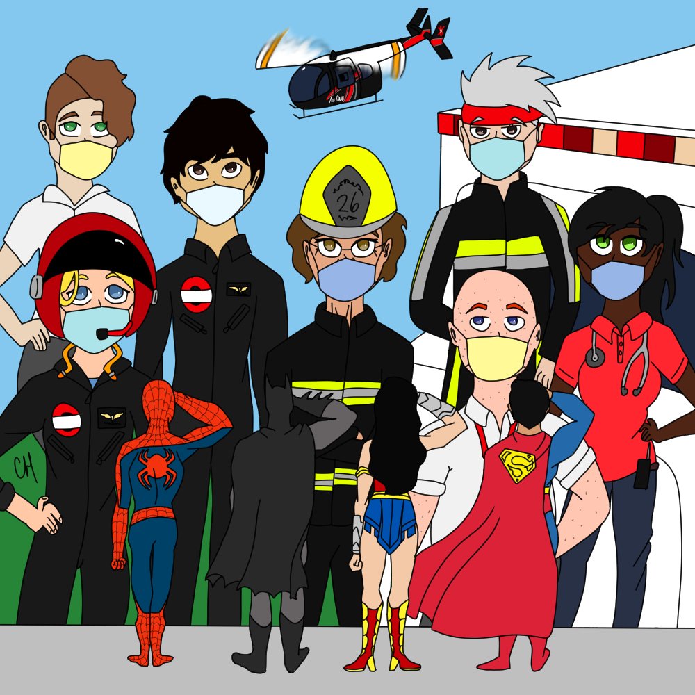 UCAirCareDoc's tweet image. I came home from a 12-hour shift the other night &amp;amp; my 14yo kid, Charlie, said, "Dad, I drew something for you."

Thank you, Charlie!

And thanks to all my fire/EMS/#HEMS/#CCTM/#PHARM/#PHEM friends, in Cincinnati &amp;amp; around the world. Thanks for being In The Arena, now and always.