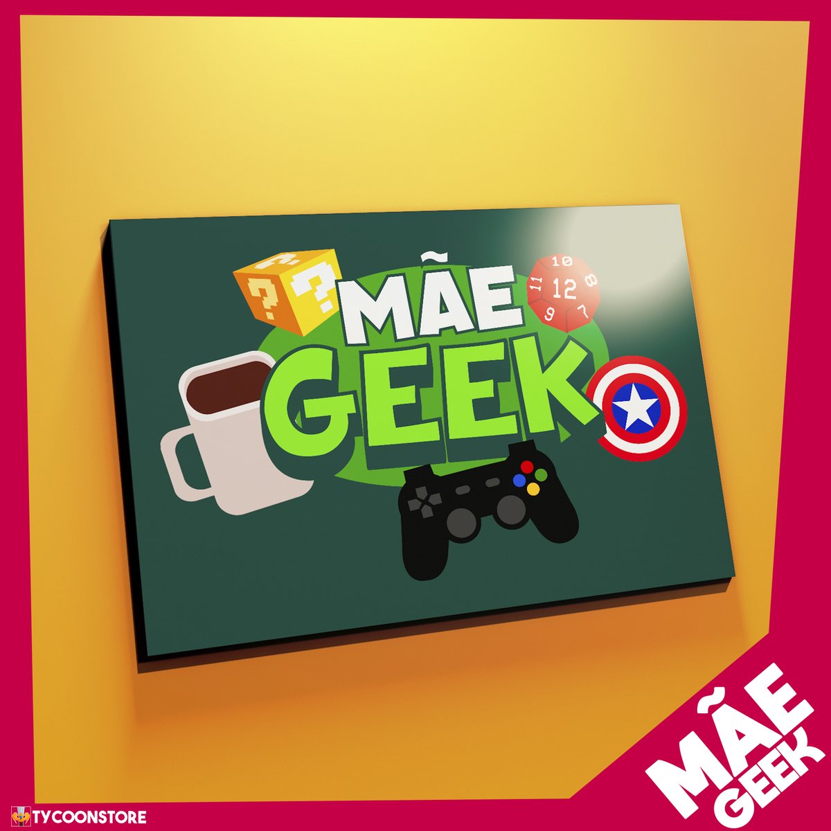 TycoonStore's tweet image. Camiseta feita com carinho para todas as mães geek/nerds! 🤓💚

#GEEK #NERD #CAMISETA #QUADRO #PLACAMDF #DECORAÇÃOGEEK #DECORAÇÃONERD #MÃENERD #MÃEGEEK #DIADASMAES #PRESENTEDIADASMAES
