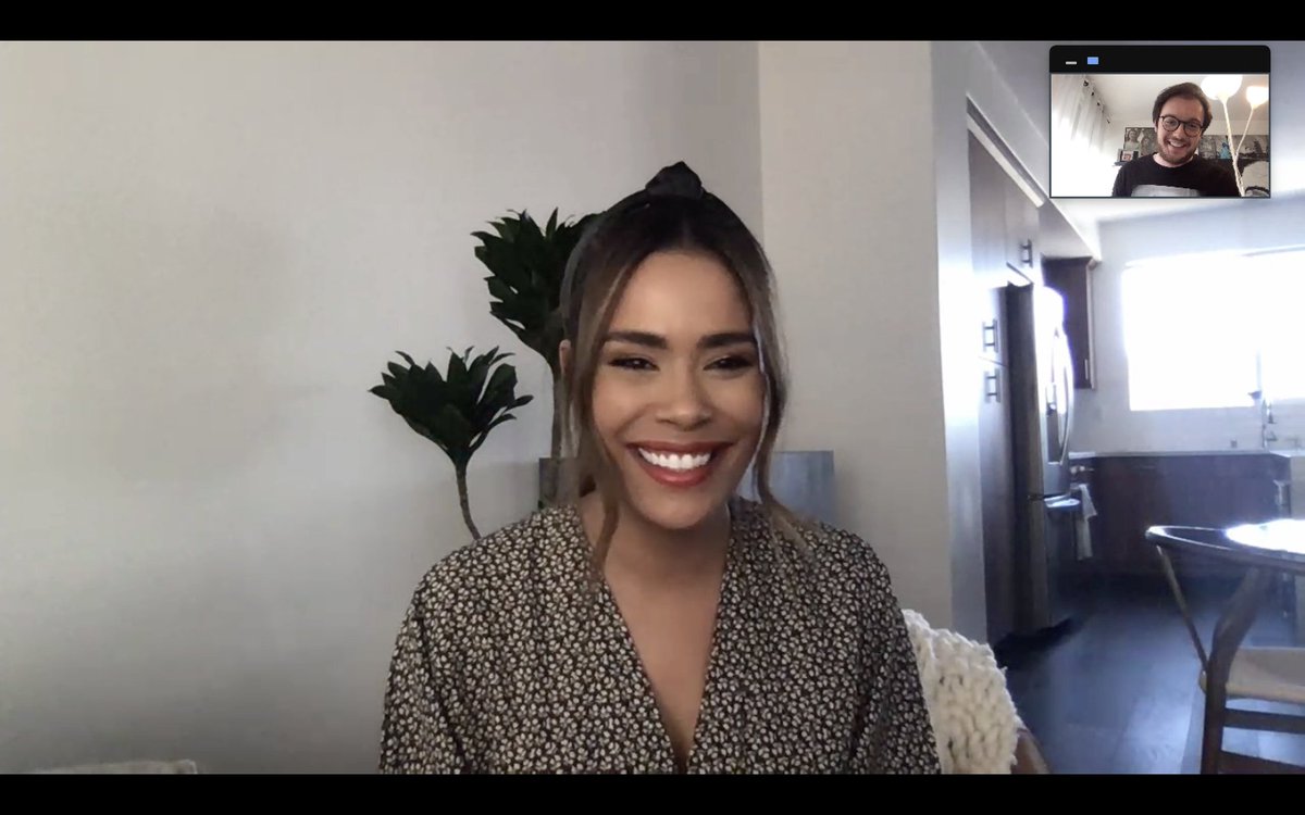 EliottAZZZ's tweet photo. Quel honneur d'avoir pu interviewer @DaniellaAlonso (actuelle Cristal Carrington de #Dynastie) ! Un beau moment de complicité à découvrir très bientôt sur @SerieouslyFR. #Dynasty https://t.co/rdCYHtpsau