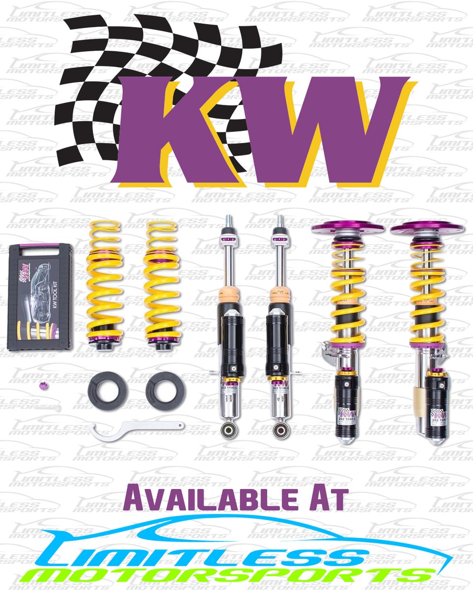 LimitlessMotors's tweet photo. Looking For KW Suspension? We Got Them!
.
#KW #KWSuspension #KWv1 #KWv2 #KWv3 #KWClubsport #KWMotorsport #KWquality #NoCompromise
#LimitlessMotorsports #TeamLimitless https://t.co/OdpkaxKk0R