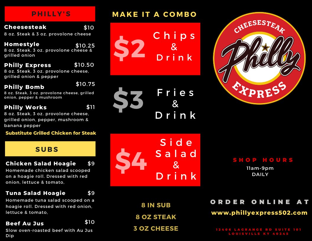 PhillyExpress's tweet photo. Need dinner ideas? Visit https://t.co/8UEDCoMbB4 and place your order for curbside pickup today. #curbsidepickup #TastyTuesday #ordernow https://t.co/igDe8FCDp9