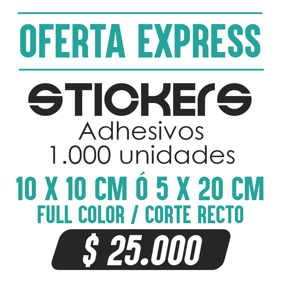 ImprentaOfertas's tweet photo. #OfertaExpress #Stickers #Adhesivos full color, corte recto. Delivery y despacho a regiones. Haz tus cotizaciones. #imprenta #diseńos #pymes https://t.co/kMPHJEwa2r
