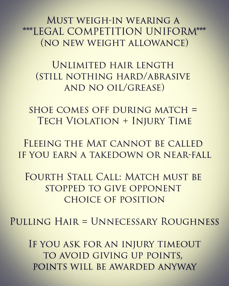 Midwest_Wrestle's tweet photo. NFHS Rules Update for the 2020-21 Wrestling season. What do you guys think?
#nfhs #nfhswrestling #wrestling #wrestler #folkstylewrestling #highschoolwrestling #youthwrestling #wrestlingtournament #ihsa #ihsastate #ihsawrestling #ihsawrestle #takedown #nearfall #pin https://t.co/6DQTHMgVYB