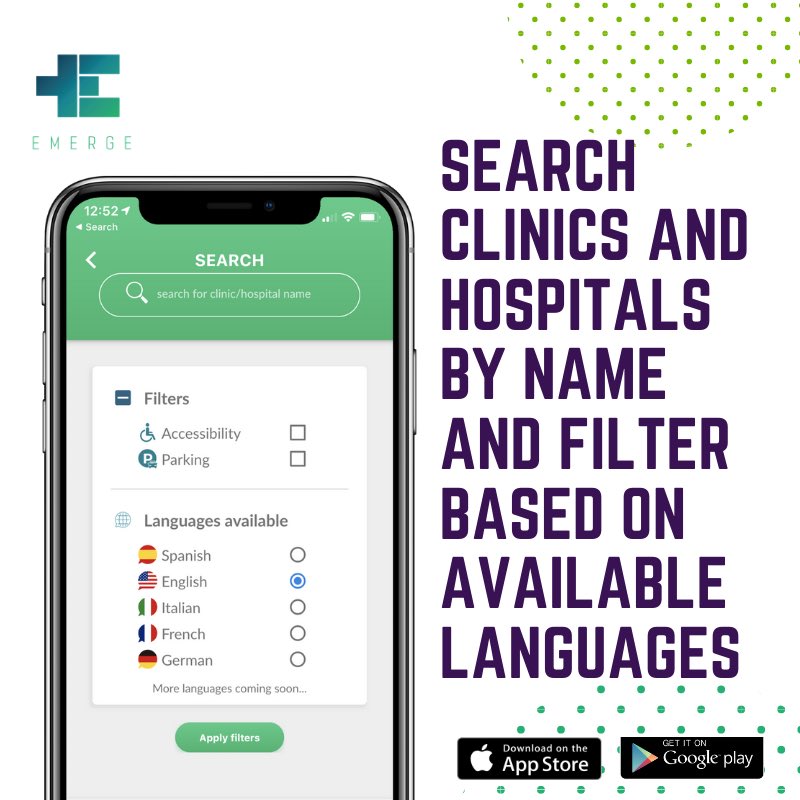 Not comfortable seeking healthcare in English? Don’t worry, EMERGE got you covered. Download the EMERGE app today!
Seeking care shouldn’t be painful. getemerge.ca #healthcare #StayAtHome #StopTheSpread #toronto #ontario