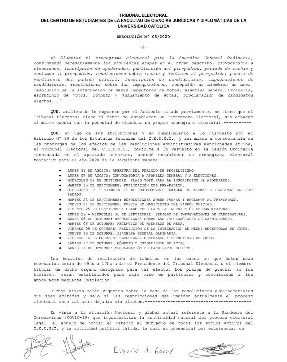 Integridaduc's tweet photo. ¡Habemus cronograma electoral 2020! https://t.co/z3cXRjbDYS